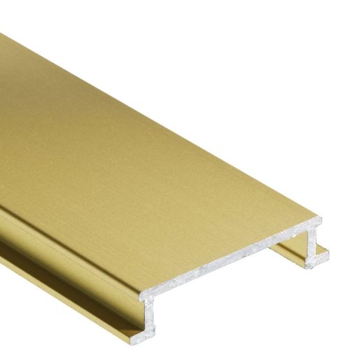 Schlüter-DESIGNLINE AM Dekoprofil Aluminium Messing-Optik 2