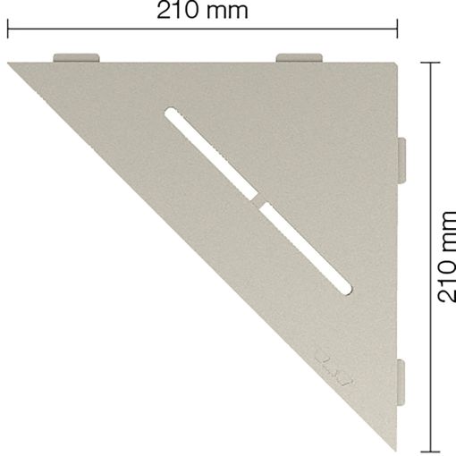 Schlüter-SHELF-E-S1 TSC PURE strukturbeschichtet creme 2
