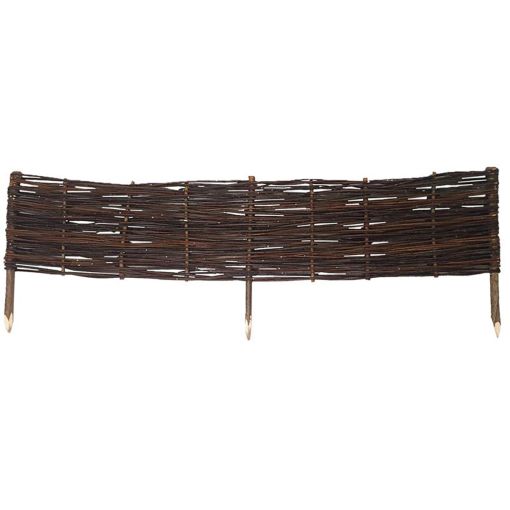 NOOR Weidensteckzaun 120x25 cm 2