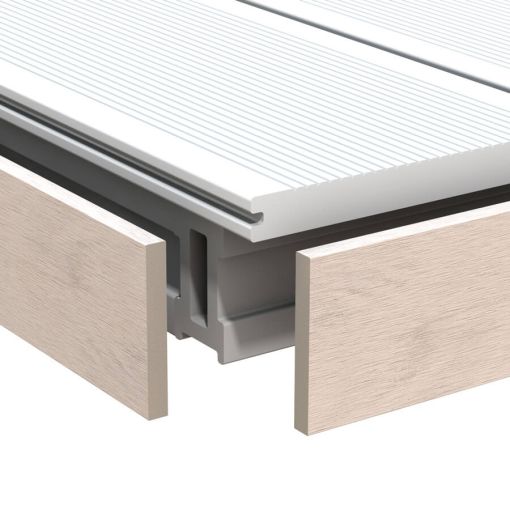 TraumGarten WPC Terrassendiele Abschlussleiste DREAMDECK 2