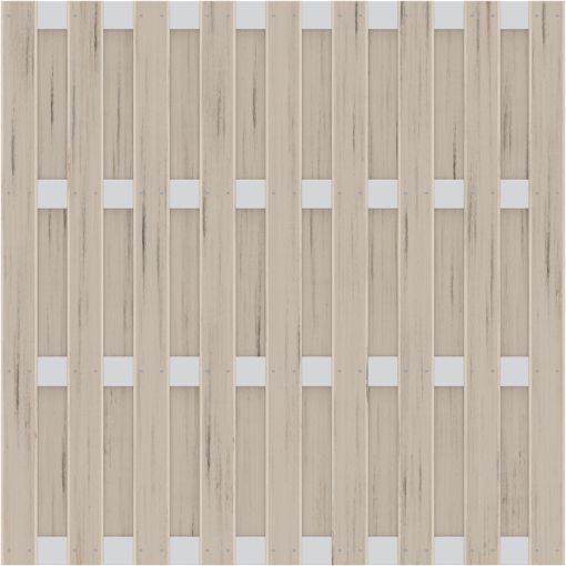 TraumGarten Sichtschutzzaun JUMBO WPC Alu-Design 2