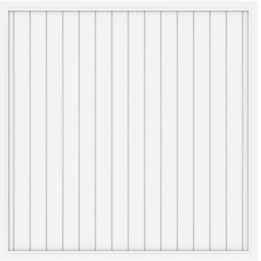 TraumGarten Sichtschutzzaun LONGLIFE RIVA Weiß 2