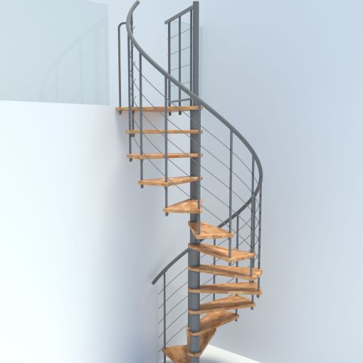 Minka Spindeltreppe Venezia Smart grau 2