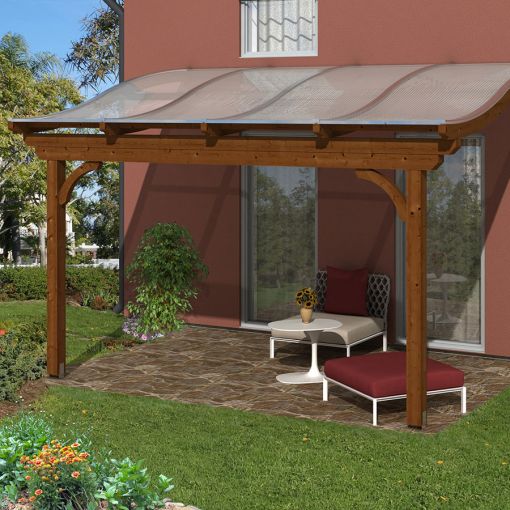 Skan Holz Terrassenüberdachung Verona Terrassendach 2