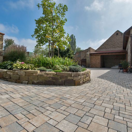 KANN Pflastersteine Via Leano muschelkalk-nuanciert 2