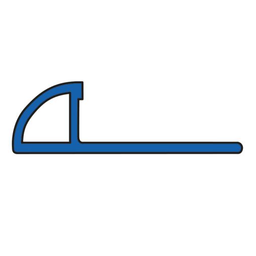 BLANKE Fliesenschiene Viertelkreis-Profil Aluminium goldfarben 2