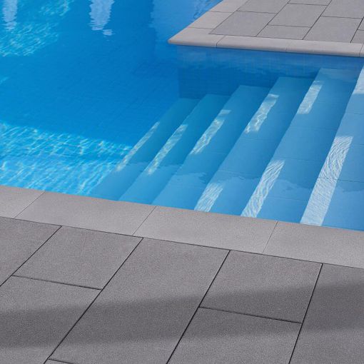 KANN Vios-Poolumrandung Normalelement grau Beckenrandstein 2