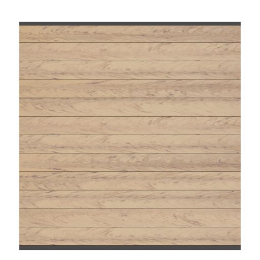 TraumGarten WPC-Sichtschutzzaun Rundum-Sorglos-Paket CLASSIC Sand/Anthrazit 2