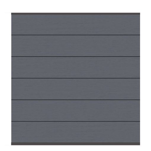 TraumGarten WPC-Sichtschutzzaun Rundum-Sorglos-Paket XL Anthrazit 2