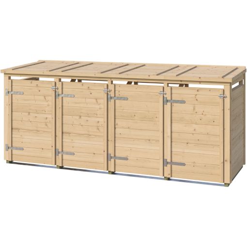 weka Mülltonnenbox 4er Killarney Naturbelassen 2