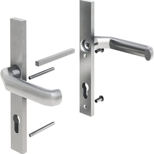 TraumGarten Sichtschutzzaun Drückergarnitur für Tore 2