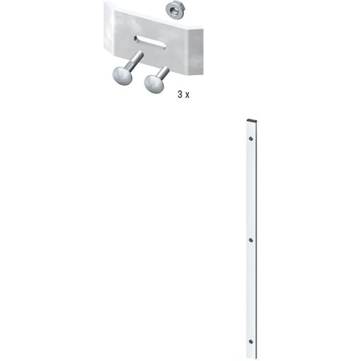 TraumGarten Sichtschutzzaun Zaun-Gabionenverbinder Set 2