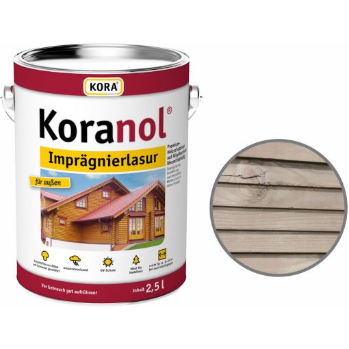TraumGarten Imprägnierlasur Grau 2,5 L 2