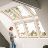 VELUX Dachfenster Lichtlösung PANORAMA Kunststoff ENERGIE PLUS weiß 3x2 Fenster