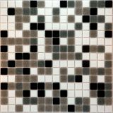 Wellker Glasmosaik Black Grey Brown White 32,6x32,6 cm Mosaikfliesen  4 mm