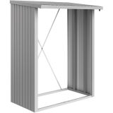 Biohort Kaminholzregal Woodstock silber-metallic