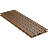 NATURinFORM WPC-Terrassendiele 21x139mm DIE KOMPAKTE plus Wabenprofildiele walnussbraun