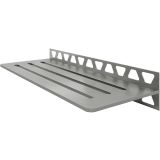 Schlüter-SHELF-W-S1 EB WAVE Edelstahl gebürstet