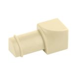 BLANKE Fliesenschiene Viertelkreis-Profil Innenecke Kunststoff Jasmin 10mm