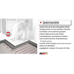 Jollytherm elektrische Fußbodenheizung Terraheat Comfort 5