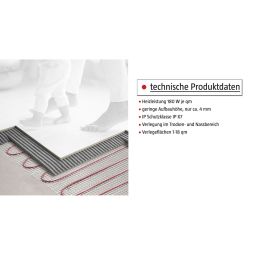 Jollytherm elektrische Fußbodenheizung Terraheat Comfort 3