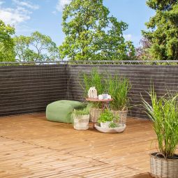 Windhager Sichtschutzmatte Madagaskar kakao 3