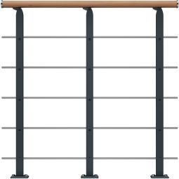 DOLLE Brüstungsgeländer für Mittelholmtreppe Frankfurt, 4