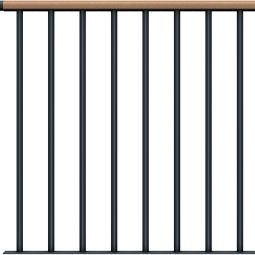 DOLLE Brüstungsgeländer für Mittelholmtreppen Cork, 4