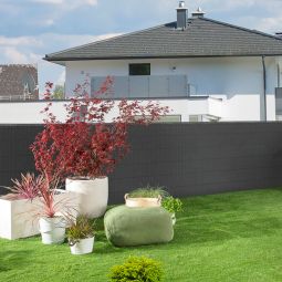 Windhager Zaunblende Screenex CLASSIC Anthrazit 3