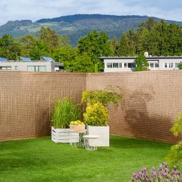 Windhager Sichtschutzmatte Raffia braun 4