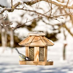 Windhager Vogelfutterhaus Wilder Kaiser Futtersilo 3