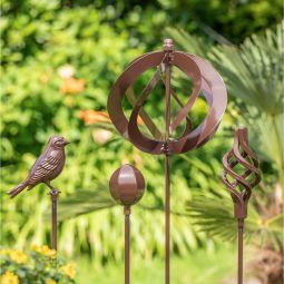 Windhager Deko-Aufsatz Pflanzstab Windspiel 3