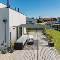 Windhager Sonnensegel CANNES anthrazit Sonnenschutz 4