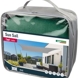 Windhager Sonnensegel CAPRI olive Sonnenschutz 5