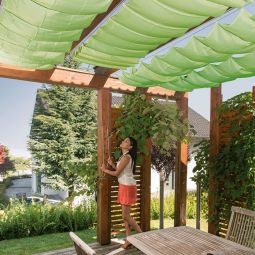 Windhager Sonnensegel-Seilspanntechnik Apfelgrün 4