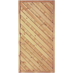 T&J Sichtschutzzaun Maxi-Diagonal Sichtschutz Lamellenzaun 3