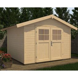 weka Gerätehaus 122 naturbelassen Geräteschuppen 4