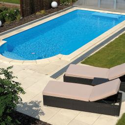 WESERWABEN Terrassenplatte Solum Champagne 6