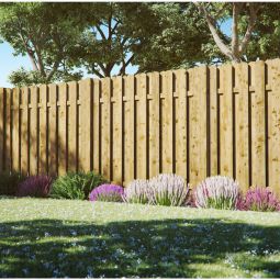 T&J Sichtschutzzaun Lieke gerade Sichtschutz 4