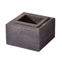 WESERWABEN Gartenmauer Trend-Line Mauerstein Grau-Terra 3