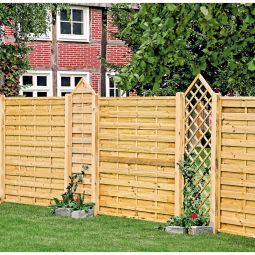 T&J Sichtschutzzaun Maxi Bogen schmal 3