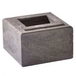 WESERWABEN Gartenmauer Trend-Line Mauerstein Anthrazit 3