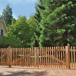 T&J Vorgartenzaun Senkrechtzaun Palisadenzaun 5
