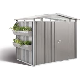 Biohort Gerätehaus Panorama quarzgrau-metallic Geräteschuppen 12