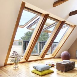 VELUX GDL Cabrio Holz/Kiefer ENERGIE 3
