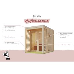 Karibu Woodfeeling Saunahaus Angkor 2 6