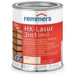 Remmers HK-Lasur 3in1 plus weiß 3