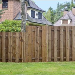 T&J Sichtschutzzaun SEELAND Sichtschutz Bohlenzaun 6