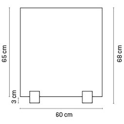 Wellker Virenschutz Sicherheitsglas Spuckschutz 3