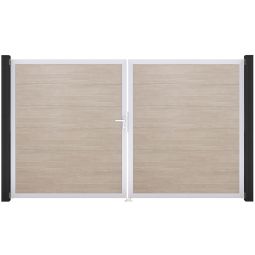 GroJa Doppeltor BasicLine PVC-Steckzaun Sheffield 5